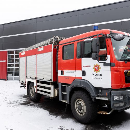 Rekonstruotas Vilniaus priešgaisrinės gelbėjimo valdybos pastatas  © Ž. Gedvilos / BNS nuotr.