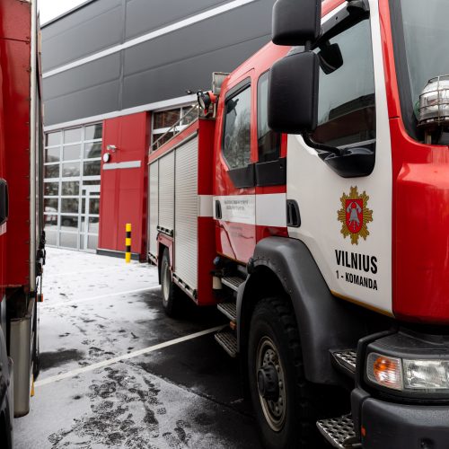 Rekonstruotas Vilniaus priešgaisrinės gelbėjimo valdybos pastatas  © Ž. Gedvilos / BNS nuotr.