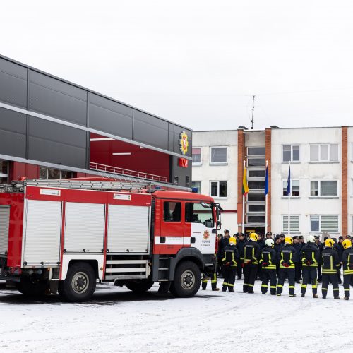 Rekonstruotas Vilniaus priešgaisrinės gelbėjimo valdybos pastatas  © Ž. Gedvilos / BNS nuotr.