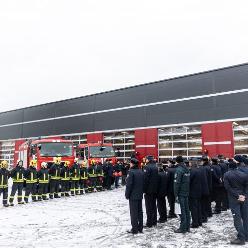 Rekonstruotas Vilniaus priešgaisrinės gelbėjimo valdybos pastatas  © Ž. Gedvilos / BNS nuotr.