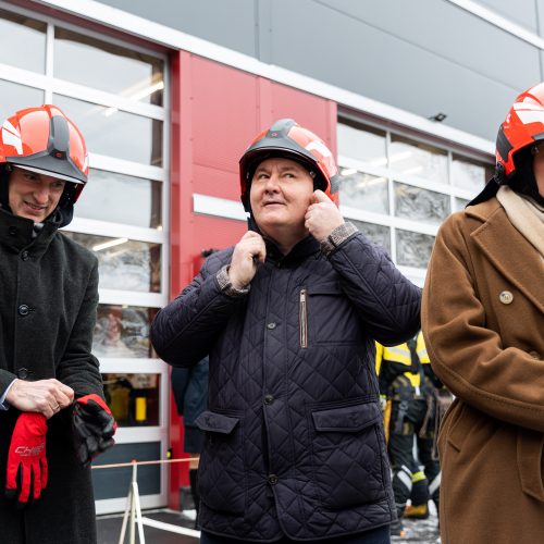 Rekonstruotas Vilniaus priešgaisrinės gelbėjimo valdybos pastatas  © Ž. Gedvilos / BNS nuotr.