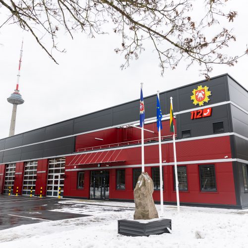 Rekonstruotas Vilniaus priešgaisrinės gelbėjimo valdybos pastatas  © Ž. Gedvilos / BNS nuotr.
