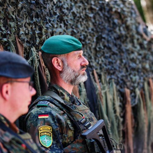 Kovinių grupių vadų sutikimas Rukloje  © T. Biliūno / BNS nuotr.