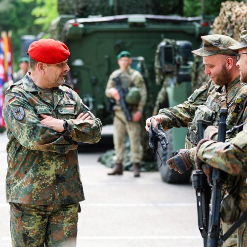 Kovinių grupių vadų sutikimas Rukloje  © T. Biliūno / BNS nuotr.