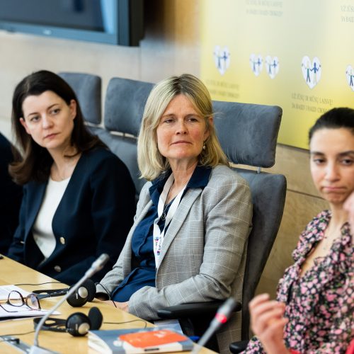 Spaudos konferencija „Lyčių lygybė ir smurtas prieš moteris“  © Ž. Gedvilos / BNS nuotr.