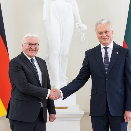 Vokietijos prezidento vizitas Lietuvoje  © P. Peleckio / BNS, R. Dačkaus / Prezidentūros nuotr.,