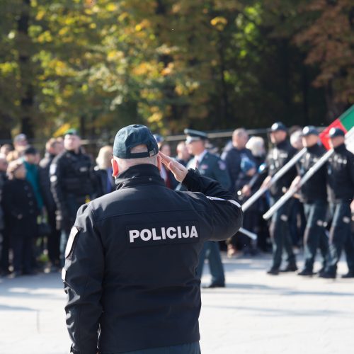 Policijos šventė Kaune  © V. Šulinsko nuotr.