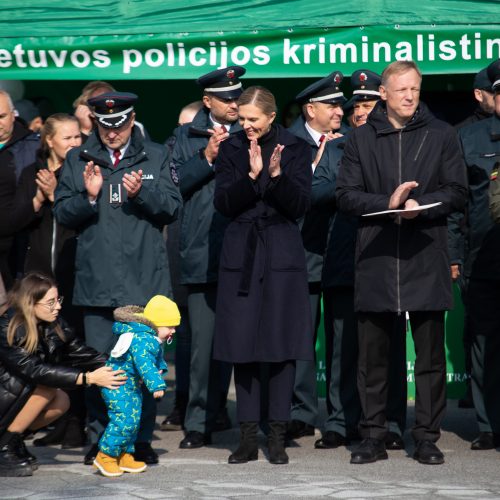 Policijos šventė Kaune  © V. Šulinsko nuotr.