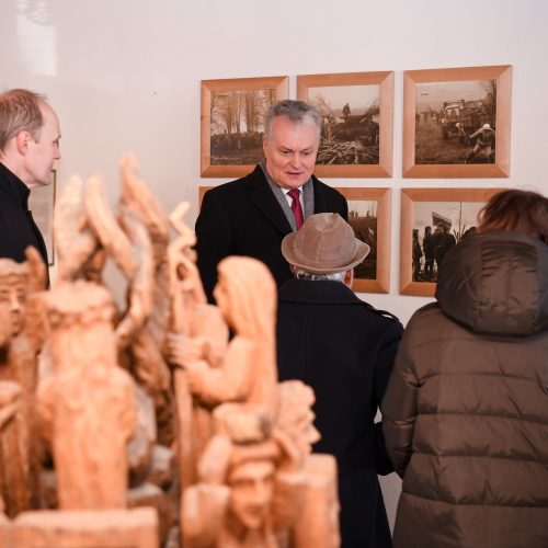 G. Nausėda aplankė J. Basanavičiaus gimtinę  © R. Dačkaus / Prezidentūros nuotr.