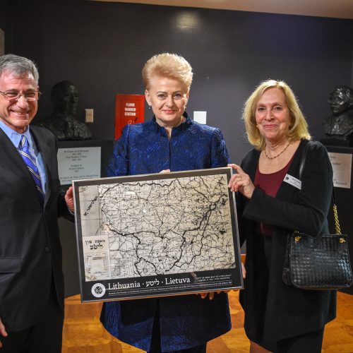 Prezidentė lankosi Judaikos tyrimų institute YIVO  © Roberto Dačkaus / Prezidentūros nuotr.