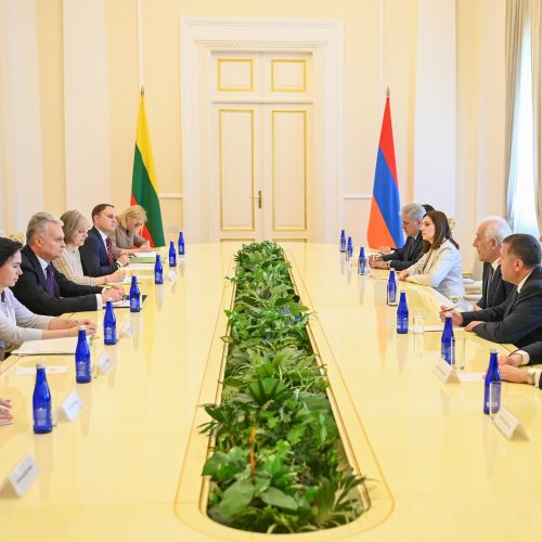 G. Nausėdos vizitas Armėnijoje  © R. Dačkaus / Prezidentūros nuotr.