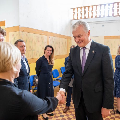 Prezidento darbo diena Rokiškyje  © R. Dačkaus / Prezidentūros nuotr.