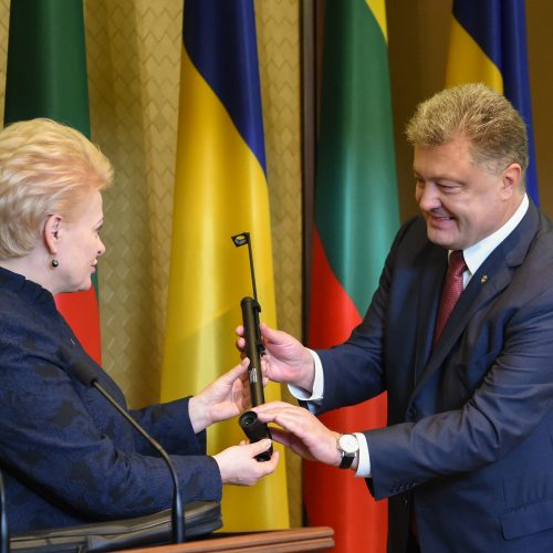 D. Grybauskaitės vizitas Ukrainoje  © R. Dačkaus/ Prezidentūros nuotr.