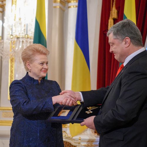 D. Grybauskaitė vieši Ukrainoje  © R. Dačkaus / Prezidentūros nuotr.