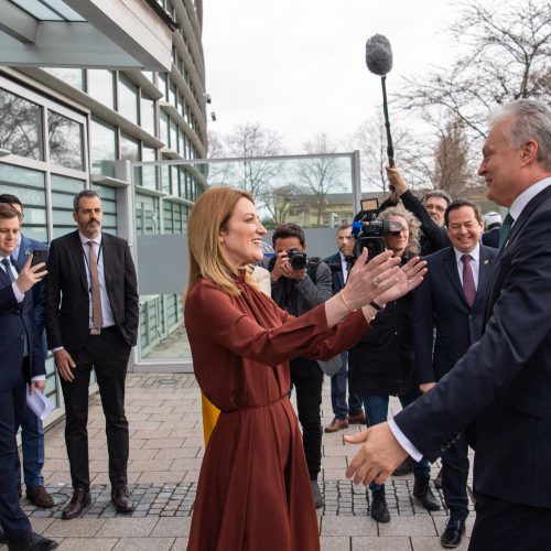 Prezidento darbo vizitas Strasbūre  © R. Dačkaus / Prezidentūros nuotr.