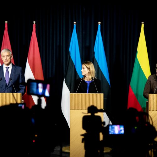 Baltijos Ministrų Tarybos premjerų susitikimas Taline  © L. Penek / Vyriausybės kanceliarijos nuotr.