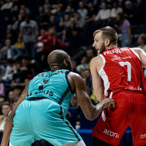  LKL: „Wolves“ – Mažeikių „M Basket“  © P. Peleckio / BNS nuotr.