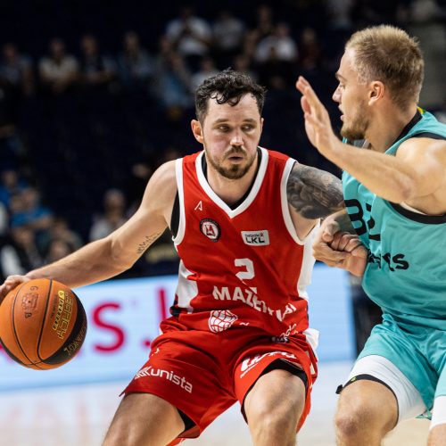  LKL: „Wolves“ – Mažeikių „M Basket“  © P. Peleckio / BNS nuotr.