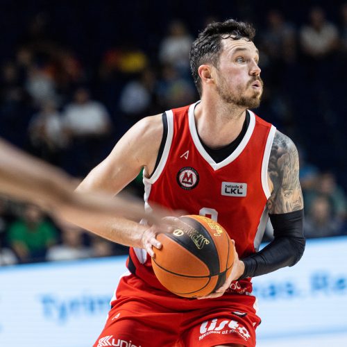  LKL: „Wolves“ – Mažeikių „M Basket“  © P. Peleckio / BNS nuotr.