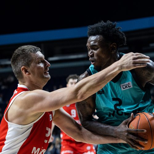  LKL: „Wolves“ – Mažeikių „M Basket“  © P. Peleckio / BNS nuotr.