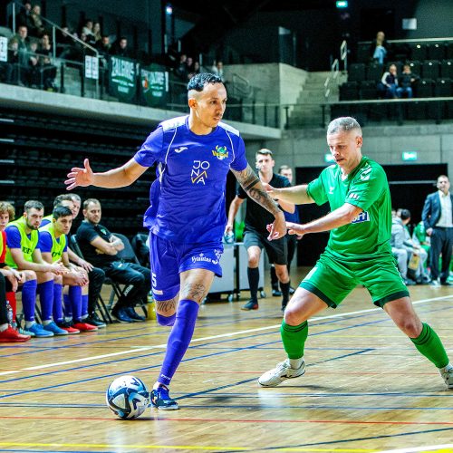 Salės futbolo A lygos finalas: „K.Žalgiris“ – „Vikingai“ 2:1  © Evaldo Šemioto nuotr.