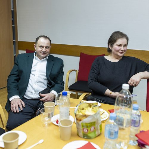 Socialdemokratai laukia rinkimų rezultatų  © I. Gelūno/BNS nuotr.