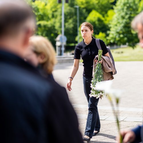 Vilniuje – atsisveikinimas su S. Kavaliausku  © L. Balandžio / BNS nuotr.