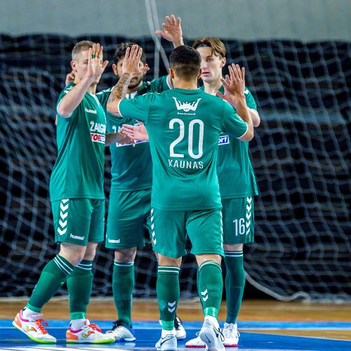 „Kauno Žalgiris“ – „Turbotransfers“ 4:2 | Futsalo A lyga  © Evaldo Šemioto nuotr.