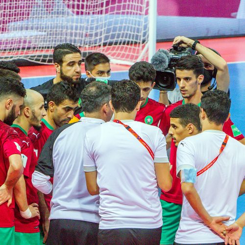 Marokas – Saliamono salos 6:0 | Futsalo PČ  © Evaldo Šemioto nuotr.