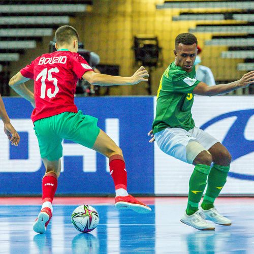 Marokas – Saliamono salos 6:0 | Futsalo PČ  © Evaldo Šemioto nuotr.