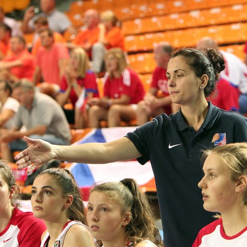 Čekija – Nyderlandai 64:54. Merginų U16 EČ  © Evaldo Šemioto nuotr.
