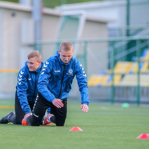 „Hegelmann Litauen“ futbolininkų treniruotė  © Evaldo Šemioto nuotr.