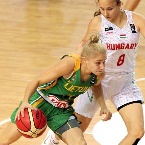 Lietuva – Vengrija 37:51. Merginų U16 EČ  © Evaldo Šemioto nuotr.