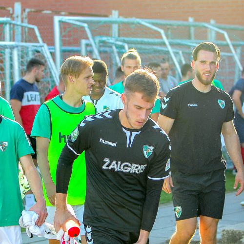 LFF taurės aštuntfinalis: „Sveikata“ – „Kauno Žalgiris“ 0:4  © Evaldo Šemioto nuotr.