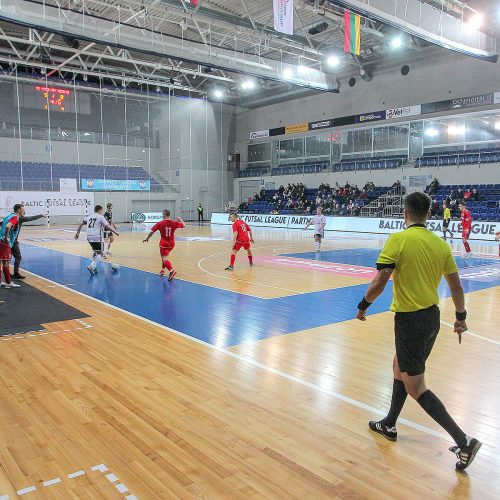 Baltijos futsalo lyga: „Vytis“ – „Rezekne“ 5:1  © FK „Vytis“ / E. Šemioto nuotr.