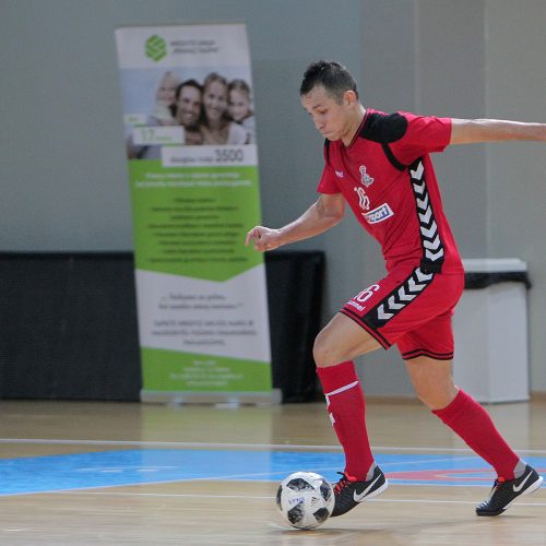 Futsalo A lyga: „Vytis“ – „Turbotransfers“ 0:1, 5:0  © Evaldo Šemioto nuotr.