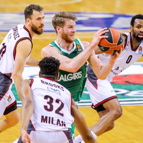 Eurolyga: „Žalgiris“ – „Olimpia“ 64:69  © Evaldo Šemioto nuotr.