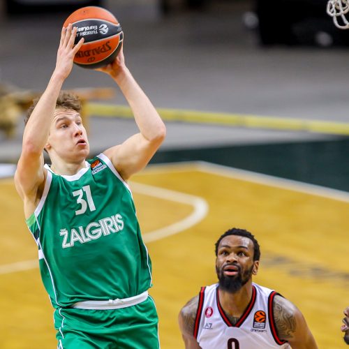 Eurolyga: „Žalgiris“ – „Olimpia“ 64:69  © Evaldo Šemioto nuotr.