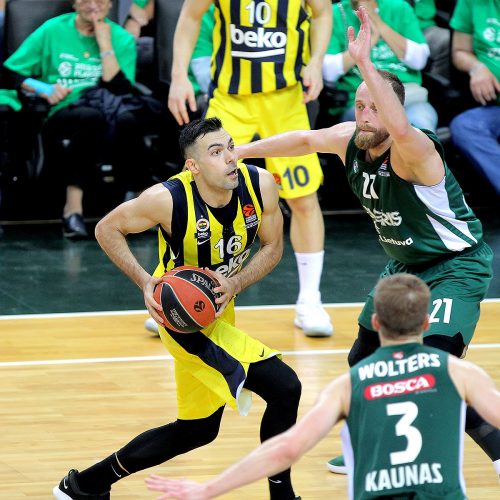 Eurolygos ketvirtfinalis: „Žalgiris“ – „Fenerbahce“ 57:66  © Evaldo Šemioto nuotr.