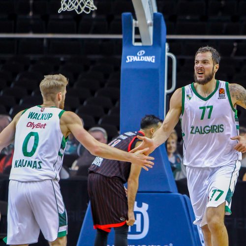 Eurolyga: „Žalgiris“ – „Olympiakos“ 81:79  © Evaldo Šemioto nuotr.