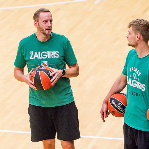 „Žalgiris“ rengiasi akistatai su „Olympiakos“  © Evaldo Šemioto nuotr.