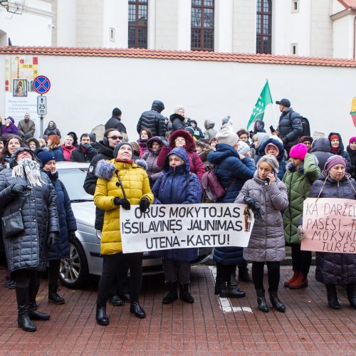 Protestas „Paskutinis skambutis“  © Vilijos Virkutytės, Pauliaus Peleckio/Fotobanko nuotr, Dainiaus Labučio (ELTA) nuotr.