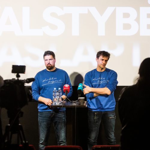 Filmo „Valstybės paslaptis“ pristatymas  © G. Skaraitienės/Fotobanko nuotr.