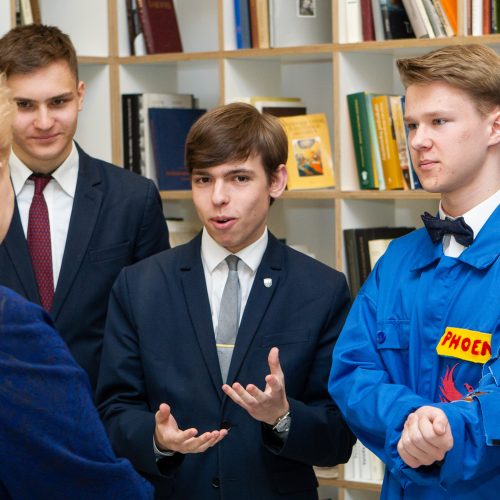 Prezidentė susitiko su jaunaisiais išradėjais  © P. Peleckio/Fotobanko nuotr.