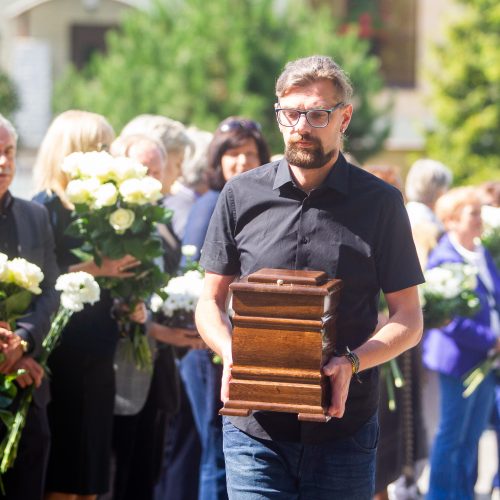 Aktoriaus R. Karvelio laidotuvės  © I. Gelūno/Fotobanko nuotr.
