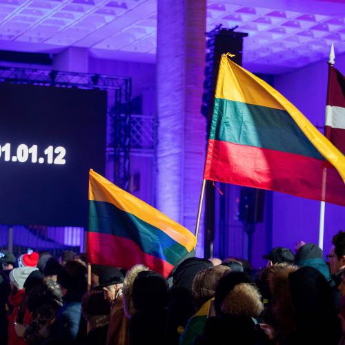 Atminimo laužų uždegimo ceremonija Vilniuje  © I. Gelūno / Fotobanko nuotr.