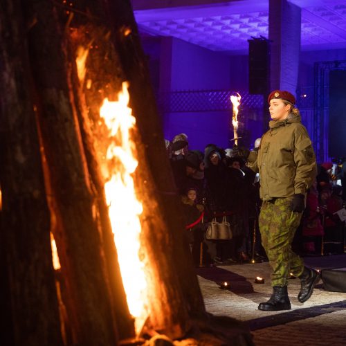 Atminimo laužų uždegimo ceremonija Vilniuje  © I. Gelūno / Fotobanko nuotr.