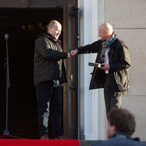 Konkurso „Lietuvos spaudos fotografija 2020“ nugalėtojų apdovanojimų ceremonija  © G. Skaraitienės / Fotobanko nuotr.