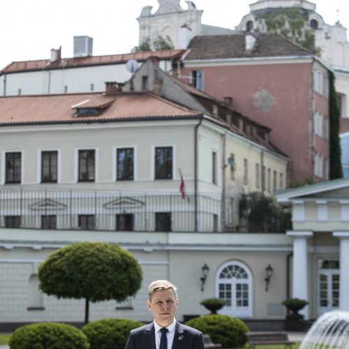 G. Nausėda ir R. Šimašius pristatė iniciatyvą „Vilnius atviras kultūrai“  © P. Peleckio / Fotobanko nuotr.