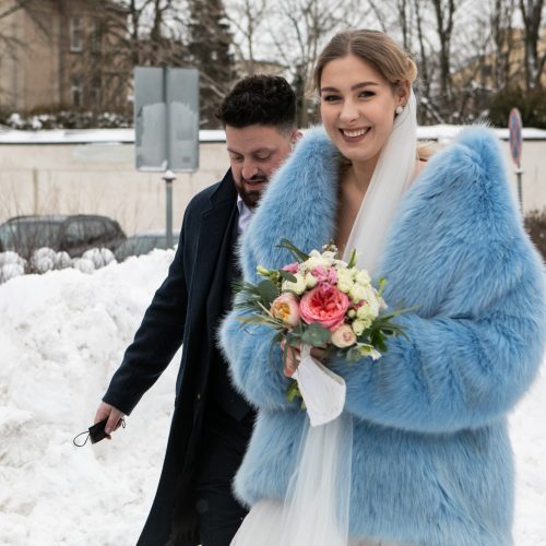 Federico Meschino ir Gretos Lėpaitės vestuvės  © Pauliaus Peleckio / BNS nuotr.